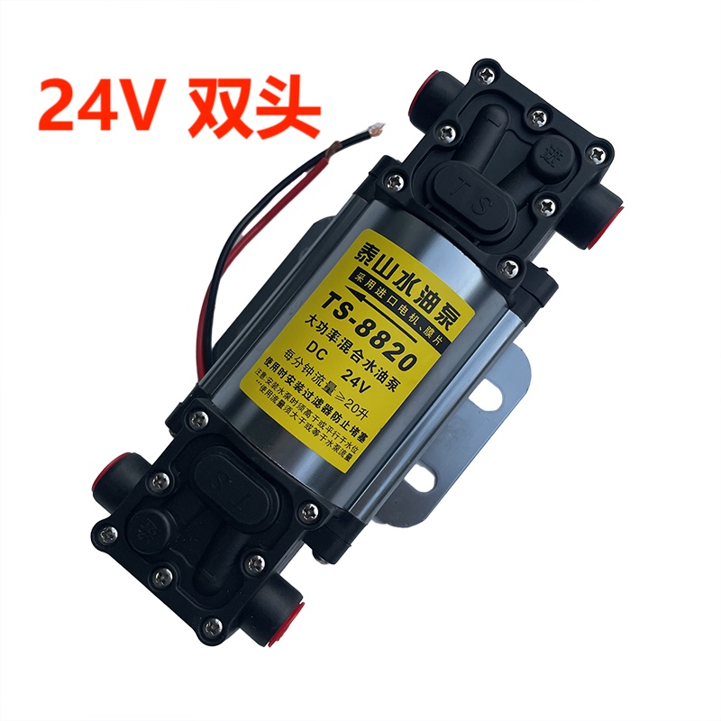 汽车油箱电动抽油泵抽油神器24v12v高压水泵汽油柴油全自吸泵水泵-图1