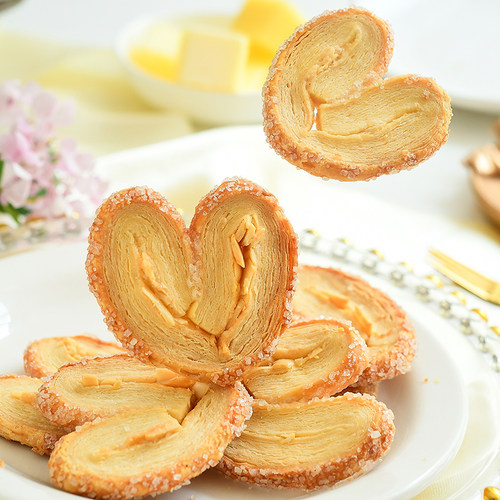 十年志 黄油蝴蝶酥 千层酥 零食饼干中式糕点心甜品网红食品解馋 - 图2