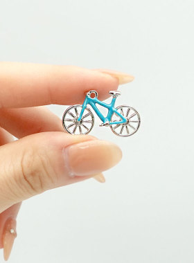 自行车拍挂吊饰拉链扣日本贵和kiwa饰品diy项链饰品配件