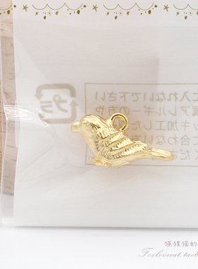 小鸟松鼠吊坠挂件日本饰品配件