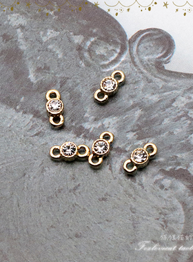 合金锆石吊饰贵和材料DIY