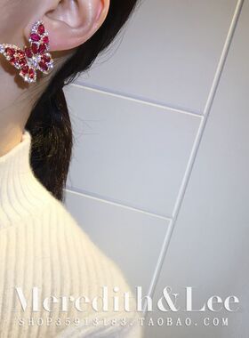 meredithlee蝴蝶森系立体锆石