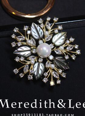 Meredith&Lee 温柔优雅森系花朵精致气质花朵胸针胸花