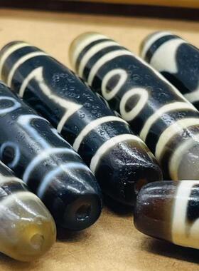 天然西藏式玛瑙老天珠项坠吊坠58