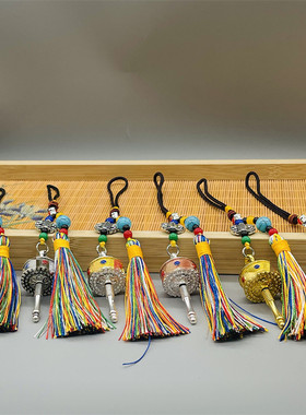 西藏纪念品包包吊坠汽车挂件可转