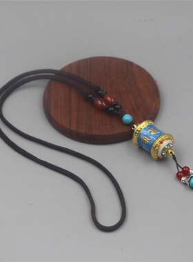 饰品西藏手工六字民族风项链吊坠