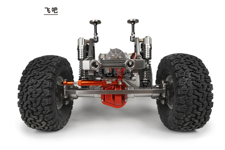 1/10仿真攀爬车调节舵机拉杆止推杆转向杆升级 SCX10 TRX4 90046-图0