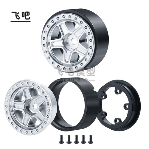 1.0寸 Axial 1/24 SCX24 90081斗角士 Jeep 30*16MM 塑料夹片轮毂 - 图0