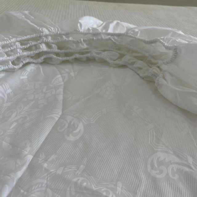 100% pure cotton 60 pairs of tribute satin mattress protective cover
