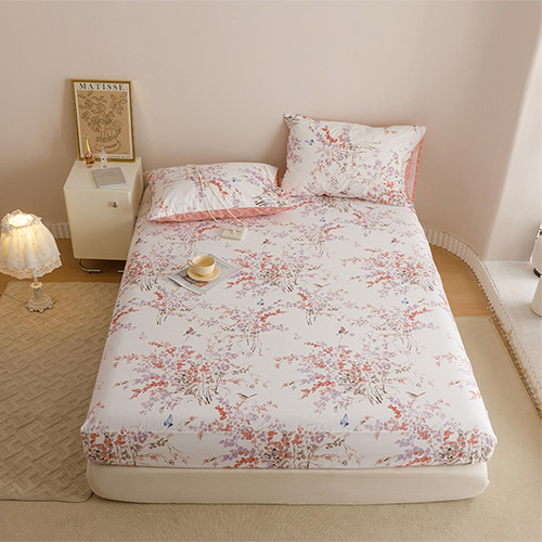 外贸尾单加厚磨毛纯棉四件套100%全棉双人床单床笠被套罩床上用品 - 图2