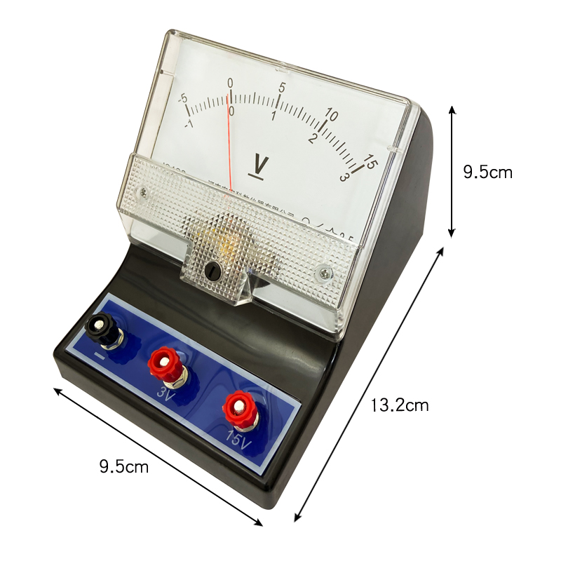 J0407直流电压表J0408直流电流表J0409灵敏电流计物理电学实验箱-图1