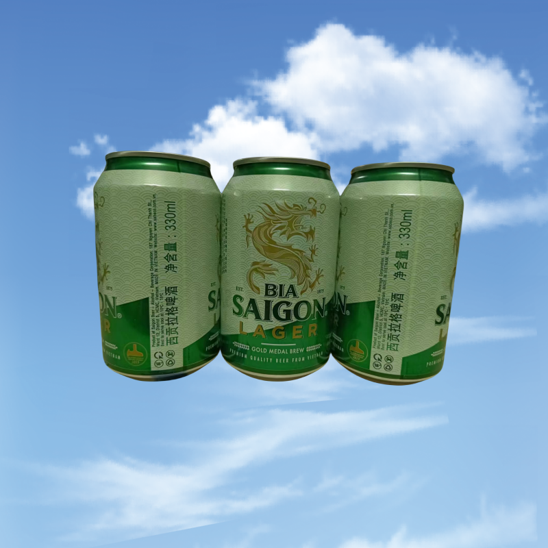 越南西贡整箱拉格啤酒24灌装 Saigon Lager啤酒整箱原装进口精酿-图1