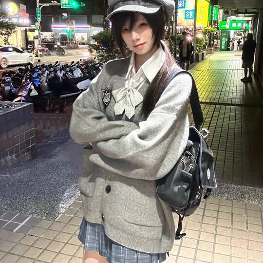 Fairy club top student JK cardigan sweater autumn and winter