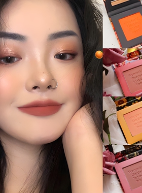 nycemakeup绝版花盒子腮红向日葵