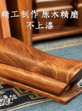 缅甸花梨红木小棺材摆件