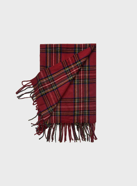 MUCUNXI冬季格子ins小众女围巾