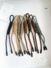 Customized low-saturated retro miu style hand-woven core-spun rope mountaineering sports style bag pendant brown