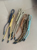 Customized low-saturated retro miu style hand-woven core-spun rope mountaineering sports style bag pendant brown