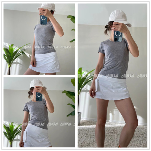 代购lululemon Swiftly Tech SS 2.0 Race 瑜伽经典透气短版短袖 - 图0