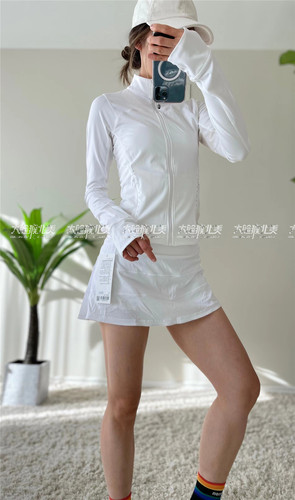 代购Lululemon Lightweight Running Jacket瑜伽防紫外线夹克 - 图0