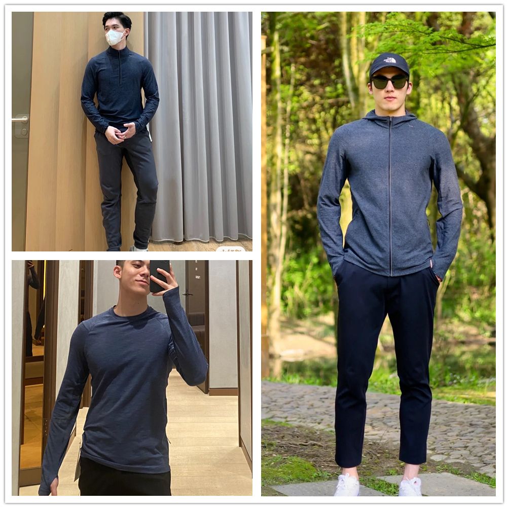 现折lululemon Surge Warm/Ventilated男士运动休闲保暖长袖合辑 - 图0