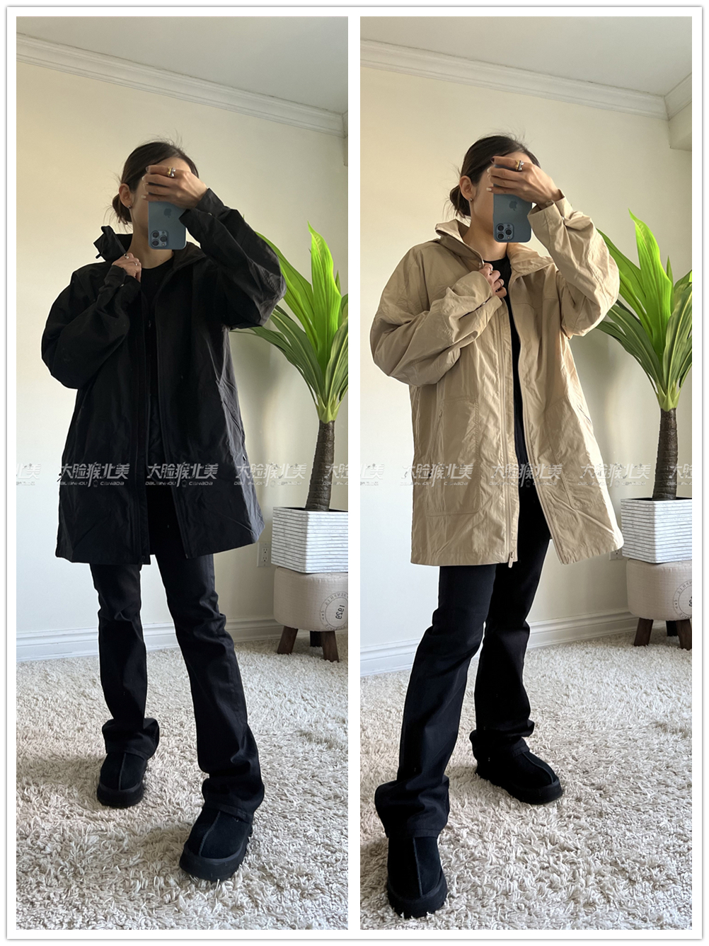 国现Lululemon Hooded Mid-Length Utility Jacket 连帽防水风衣 - 图0