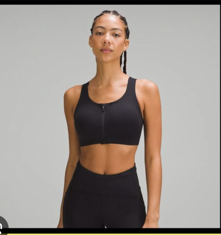 加现Lululemon Enlite Front-Zip Bra 瑜伽跑步运动高支撑文胸 - 图0