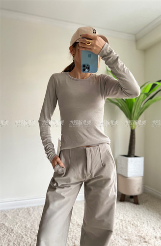 代购lululemon Hold Tight 瑜伽螺纹打底高弹长袖/短袖/背心 合辑 - 图3