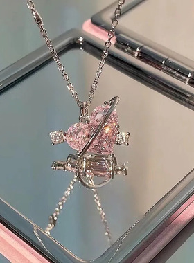 六件套项链学生甜美爱心恋爱女锁骨链小众高级感设计项链ins风