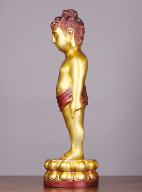 黄铜太子佛浴佛节释迦牟尼像