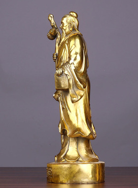 黄铜华佗像神医华佗摆件医院药房