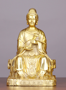 铜灶王爷灶王奶中式家居供奉