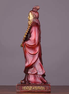 黄铜姜子牙神像铜像姜太公