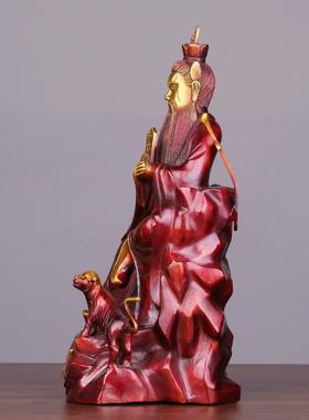 正一道龙虎宗神像张天师铜像摆件