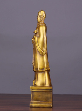 黄铜李时珍五大名医全身像摆件