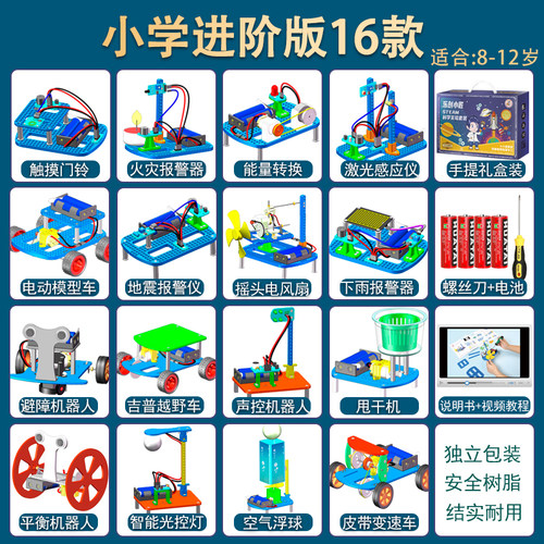 儿童科学实验套装小学生科技制作手工diy材料玩学霸教具六一礼物 - 图1