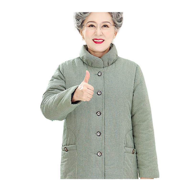 中老年妈妈冬装立领棉服2023年新款奶奶加绒加厚棉衣休闲保暖外套,淘宝优惠券,粉丝福利购,淘宝优惠卷