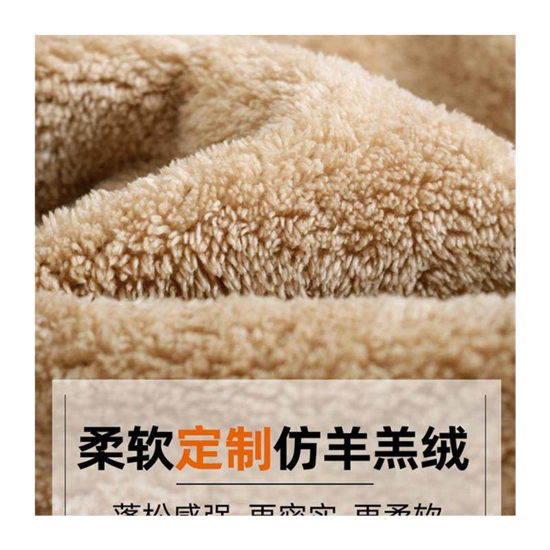 加绒运动裤女秋冬2024新款加厚灰色卫裤高腰束脚冬季羊羔绒棉裤子,淘宝优惠券,粉丝福利购,淘宝优惠卷