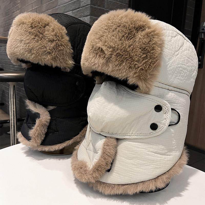 口罩雷锋帽男冬季加绒加厚棉帽户外骑车护耳帽子女东北保暖防风帽,淘宝优惠券,粉丝福利购,淘宝优惠卷