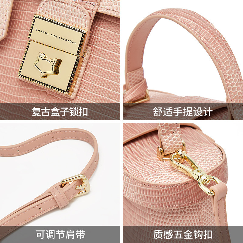金狐狸腮红2022新款原创小盒子包包 金狐狸女士包袋