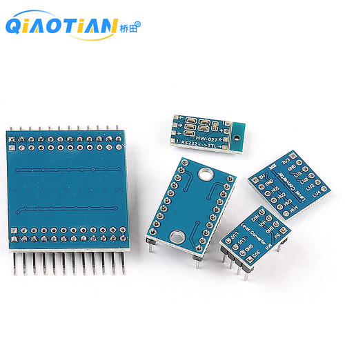MAX3232电平转TTL电平转换板 miniRS232 MCU 2/4/8路串口转换模块 - 图3