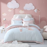 Детский хлопковый комплект для школьников, хлопковое покрывало, 4 предмета, 3 предмета