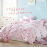 Хлопковый мультяшный комплект, хлопковое покрывало для школьников, пододеяльник, 4 предмета, 3 предмета