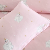 Детский комплект, простыня, пододеяльник, 4 предмета