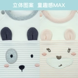 Детский хлопковый комплект, милый лонгслив, осенняя пижама, 2018, детская одежда