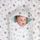 Трикотажное хлопковое одеяло для младенца, розовый спальный мешок для новорожденных