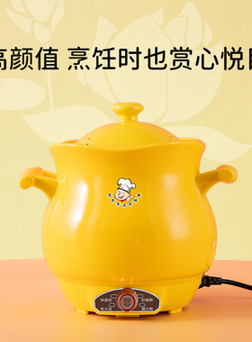 快速煲汤锅1000W大火力智能旋钮