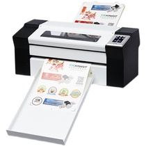 Factory fully automatic continuous paper digital die-cutting machine trademark label sticker adhesive cutting profiled typewriter