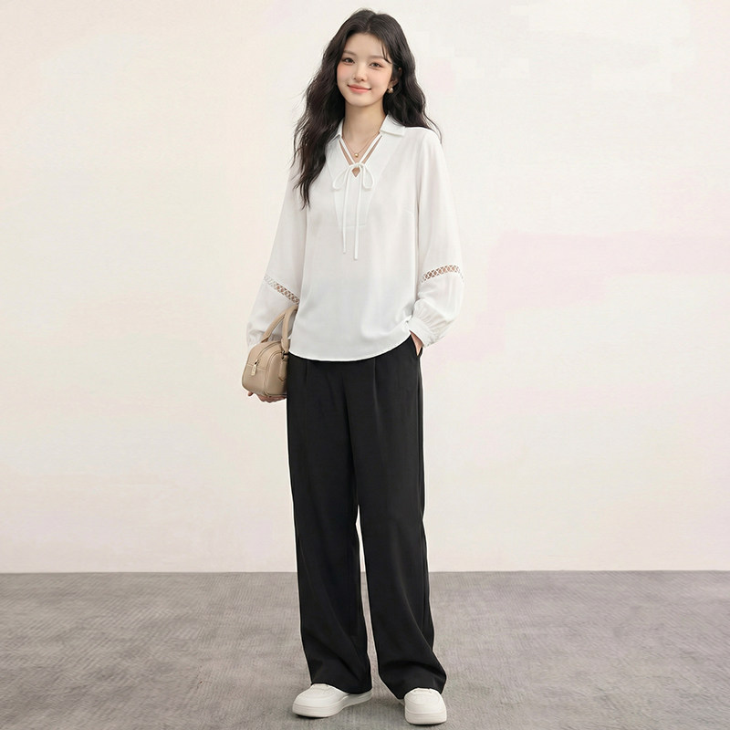 绮娑大码女装2026春季新款显瘦胖MM长款裤子韩版松紧腰休闲西装裤,淘宝优惠券,粉丝福利购,淘宝优惠卷