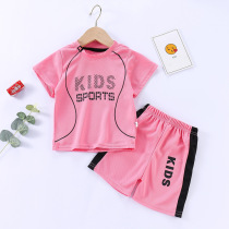 Girl Short Sleeve Jersey Suit Boy Sportswear Badminton Running Speed Dry T-shirt shorts CUHK Tong Baotong